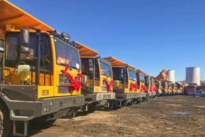 批量交付！山西客户回购25台徐工XG90非公路宽体自卸车