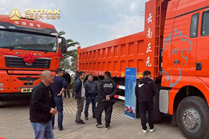 行业先行者 中国重汽汕德卡国六工程车在云南大受欢迎