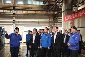 中联重科副总裁王永祥一行到访陕汽