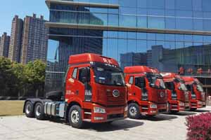 一汽解放：一季度累计销售整车19.1万辆，同比增长76.8%