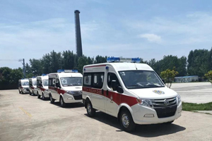 东风御风监护型救护车正式交付房县红十字会