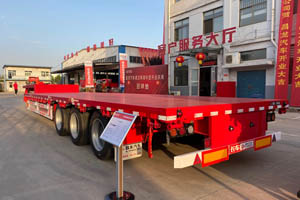 重型设备的专用运输车：详解昌龙汽车13.75米低平板半挂车