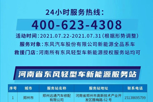 风雨共担 东风汽车股份新能源积极参与抗灾救援工作