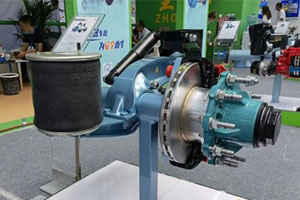 重器盘式空悬亮相梁山车展 智能空悬系统解放人力