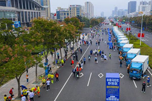 十八辆飞碟W整装待发 助力2021活力日照半程马拉松