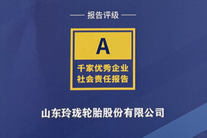 玲珑获国家工信部千家优秀企业社会责任报告评级A级