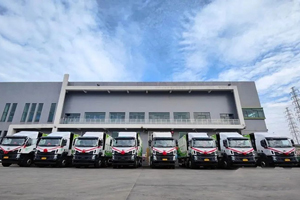 专业定制84台玉柴K08搭载中联重科车辆批量交付顺德环卫