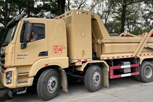 上汽红岩纯电动泥头车，充换一体，绝！