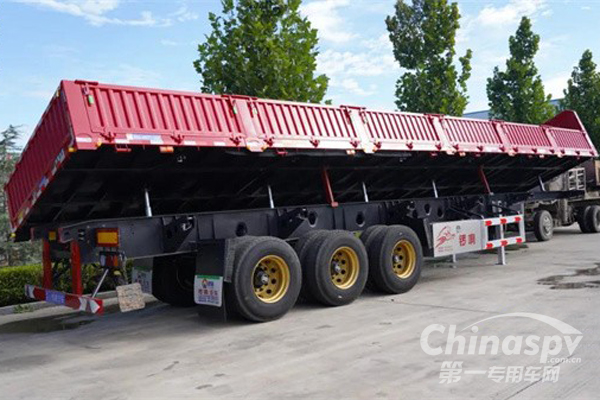 锣响重磅发布侧翻自卸半挂车新款车型