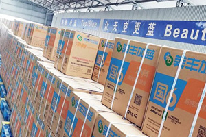 美丰加蓝带领顺丰速递客人“云”参观逛厂