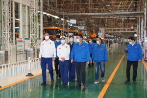 陕西省西安市消防救援支队到陕汽调研