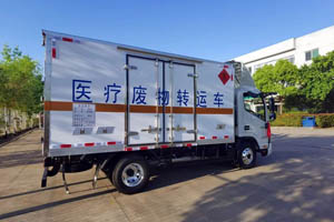 江淮“抗疫1号”医疗废物转运车强势护航安全转运