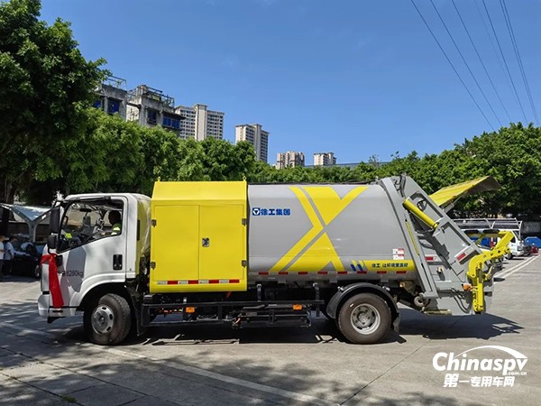 徐工7方氢燃料电池压缩式垃圾车