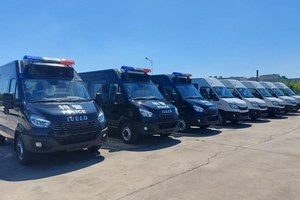 批量交付 南京依维柯欧胜警用车整装待发