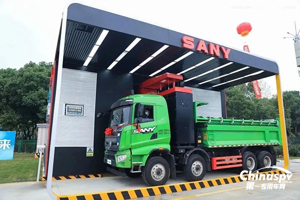 三一416换电自卸车
