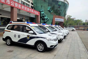 森源鸿马电动巡逻车在福建漳州上岗执勤