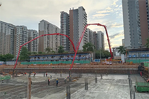 广东首批三一71米泵车交付 助力惠州城市建设