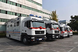 森源鸿马5台高科技后勤车辆发往内蒙古中医院