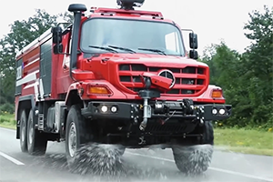 今日国外专用车推荐-阿根廷的空军消防车