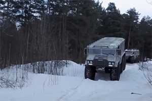 今日国外专用车推荐-俄罗斯多功能水路两栖车辆