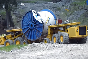 今日国外专用车推荐-瑞士的山区钢卷运输车