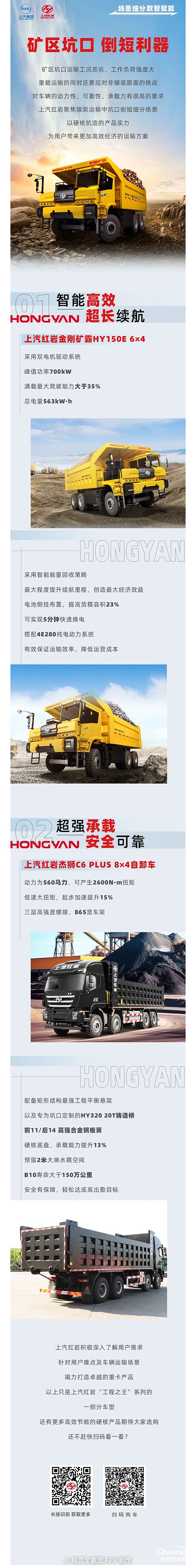 矿区坑口倒短运输利器！上汽红岩硬核重卡助你跑出大好“钱”景
