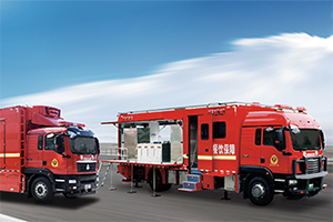 森源鸿马饮食保障车+冷藏车实现长时间战勤保障支撑