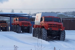 续航里程达300公里 俄罗斯的多功能全地形车-改装车中的王者