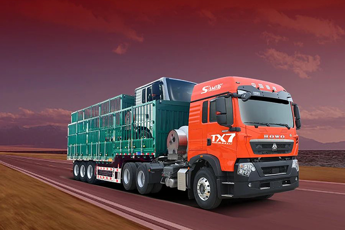 1+1＞2，豪沃TX7燃气子车火爆交车，卡友高效盈运不二之选！