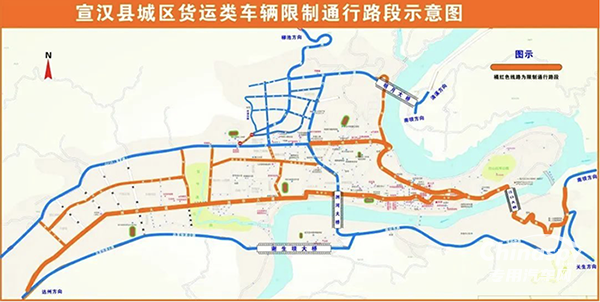 四川省达州宣汉县市危化品车辆限制通行