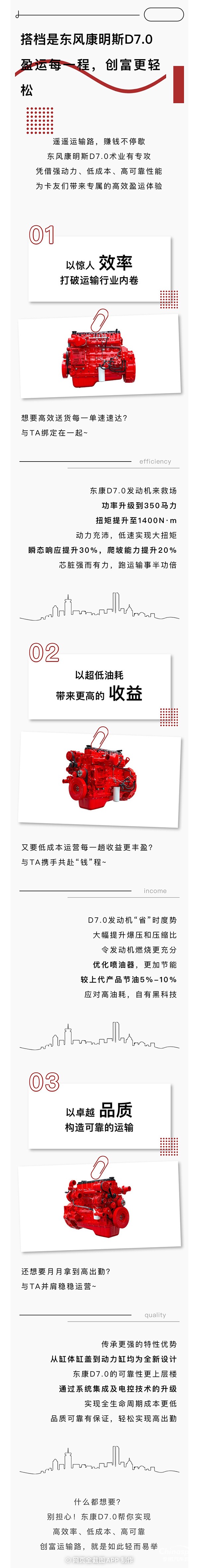 与东风康明斯D7.0在一起每一程都如此充实