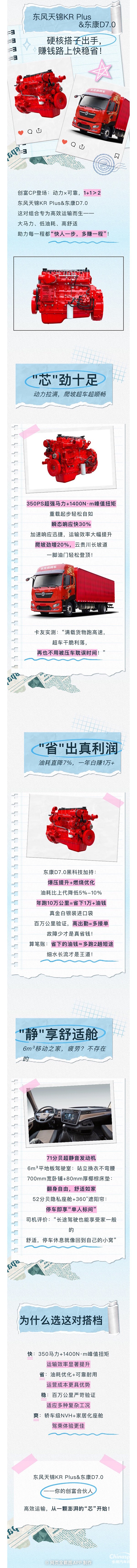东风天锦KR Plus&东康D7.0：硬核搭子出手，赚钱路上快稳省！