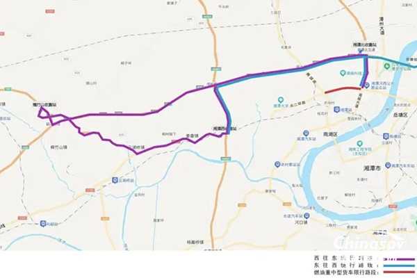 湖南湘潭雨湖区燃油重中型货运车辆限行