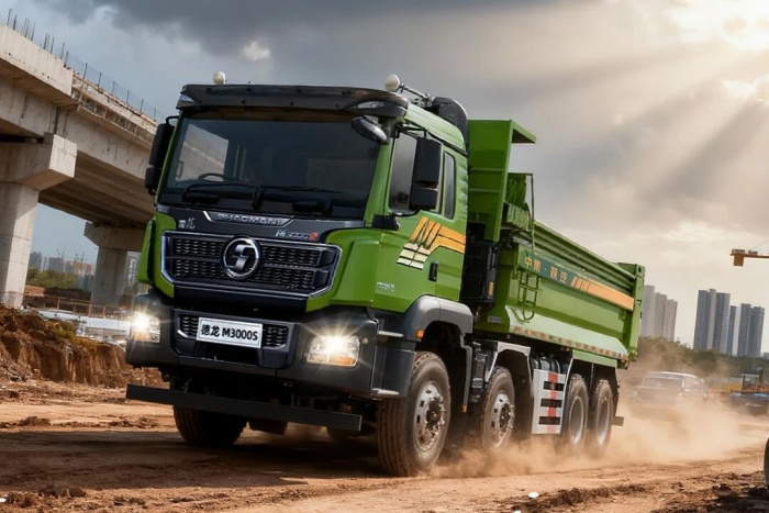 中集·陕汽M3000S一体化城建渣土车，全能高效 城建利器！