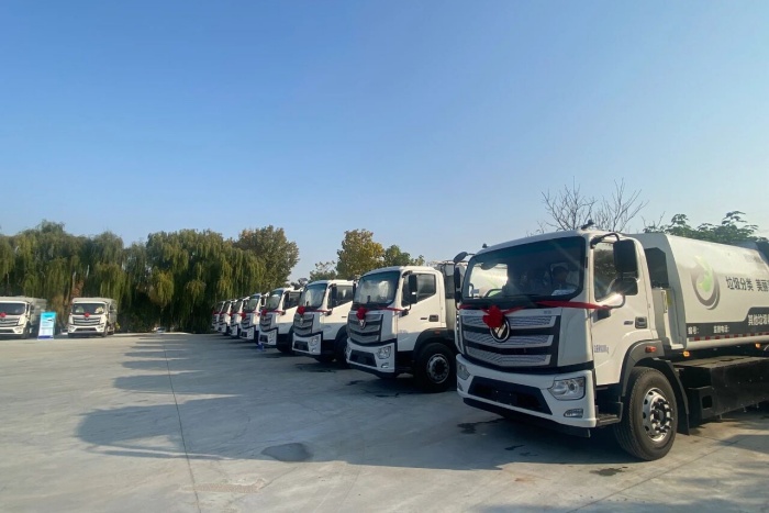 福田普罗科首批新能源环卫车交付山东桓航 共启环卫服务一体化新篇章