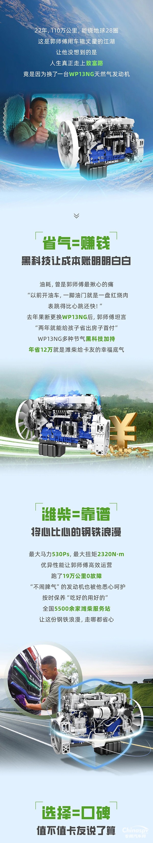 22年老司机力荐！潍柴天然气发动机靠谱又省钱