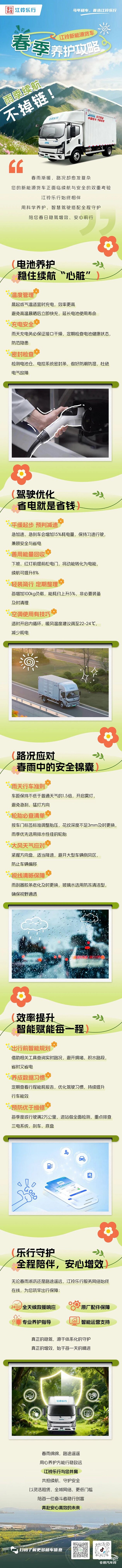 雨季续航不掉链！江铃新能源货车春季养护攻略