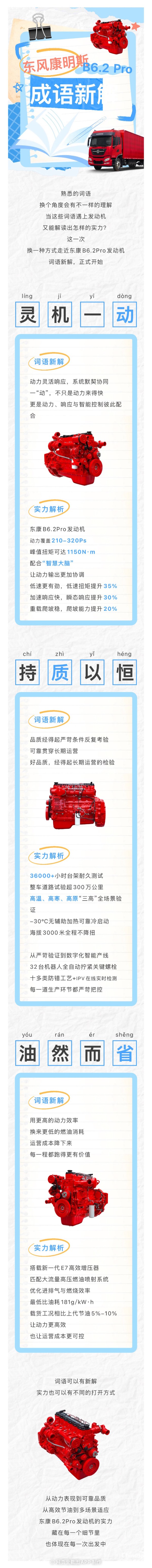 熟词玩新解，东风康明斯B6.2Pro发动机实力开讲