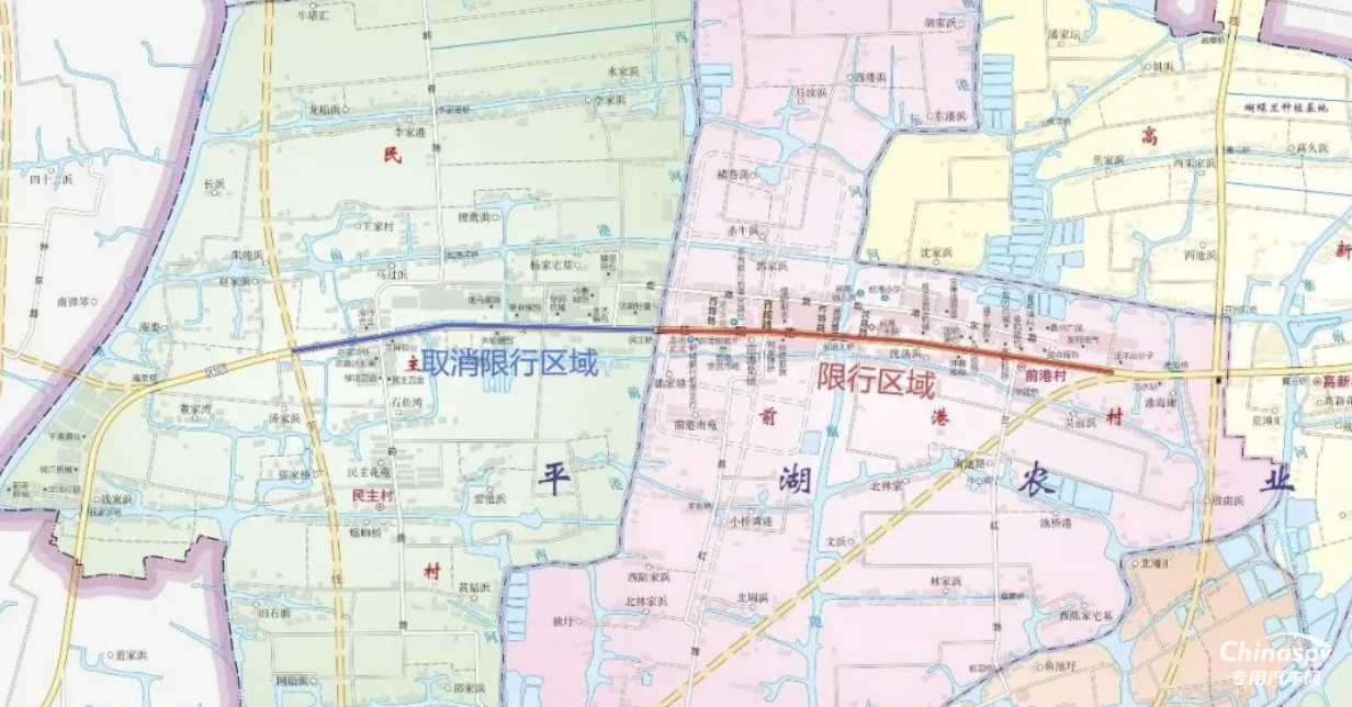 浙江平湖危化品运输车辆限制通行