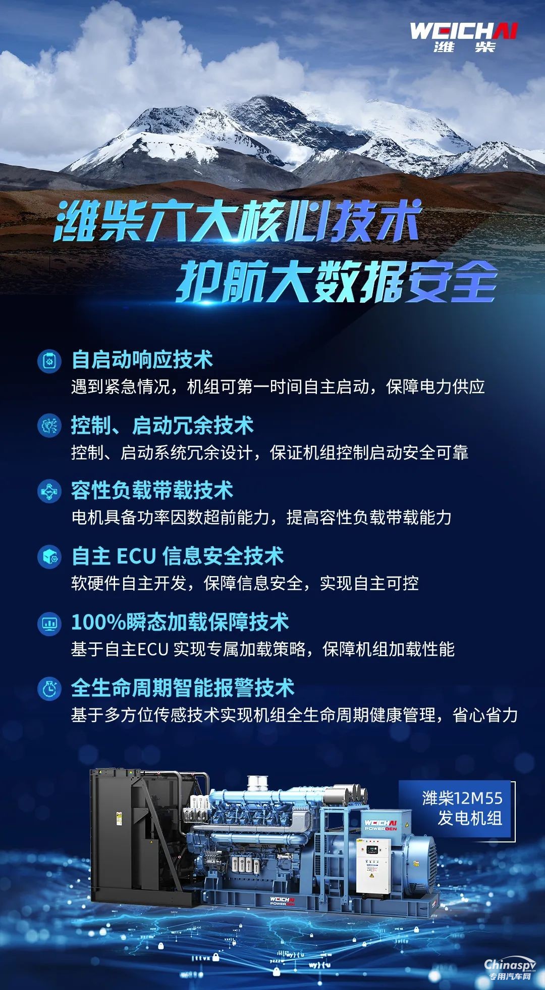 无惧“高反”，潍柴发电机组硬核技术守护大数据安全！