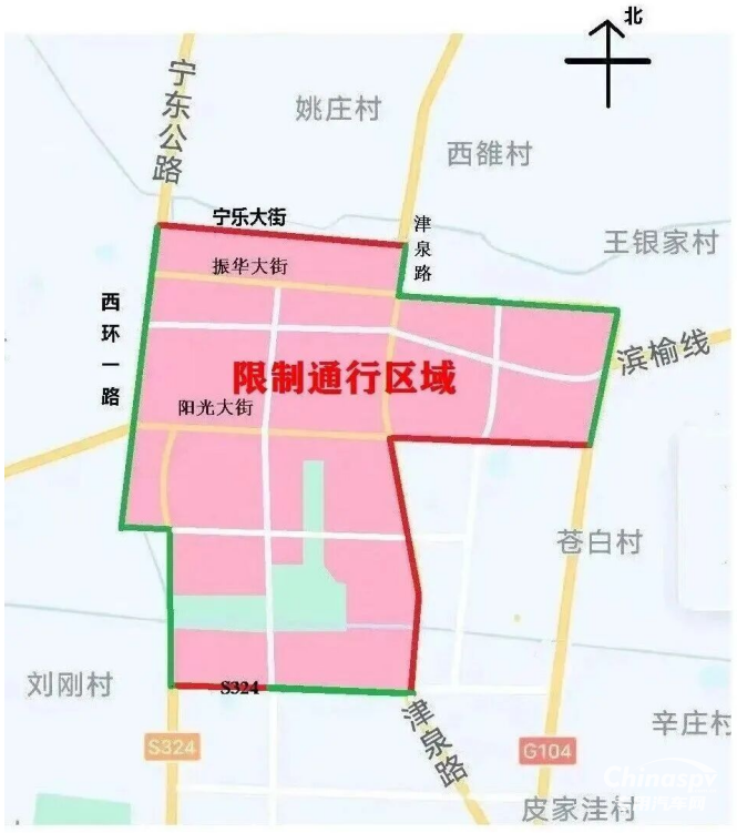 山东德州宁津县危化品运输车辆禁行