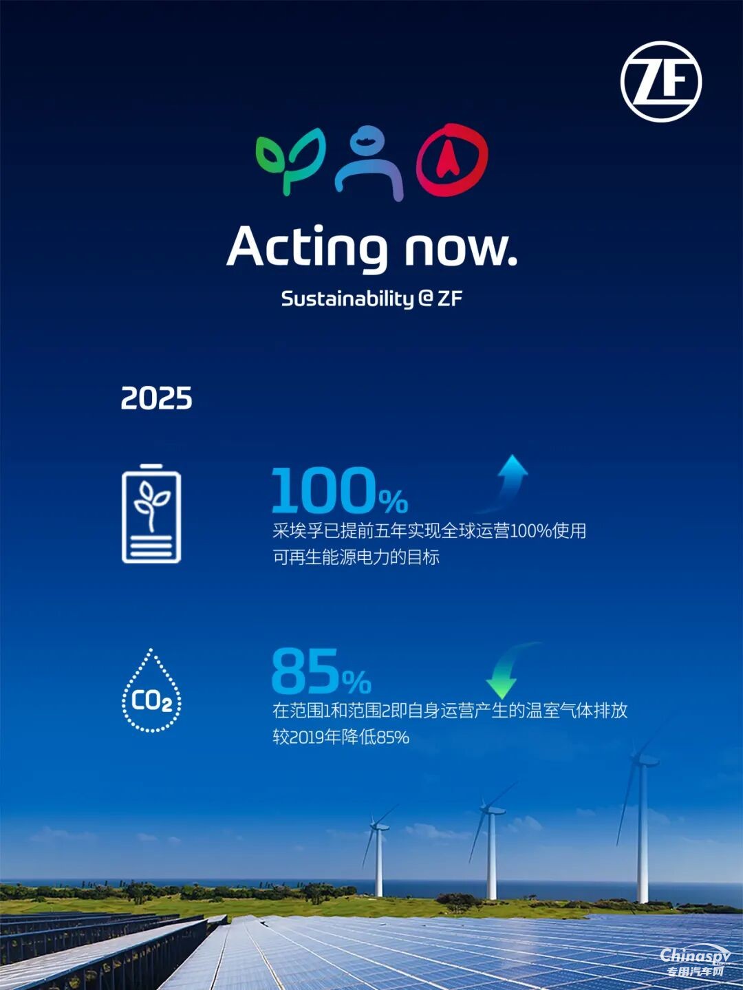 近日，采埃孚集团发布最新的可持续发展报告。