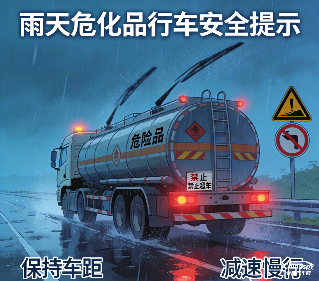 春季雨期危化品车辆安全行车注意事项