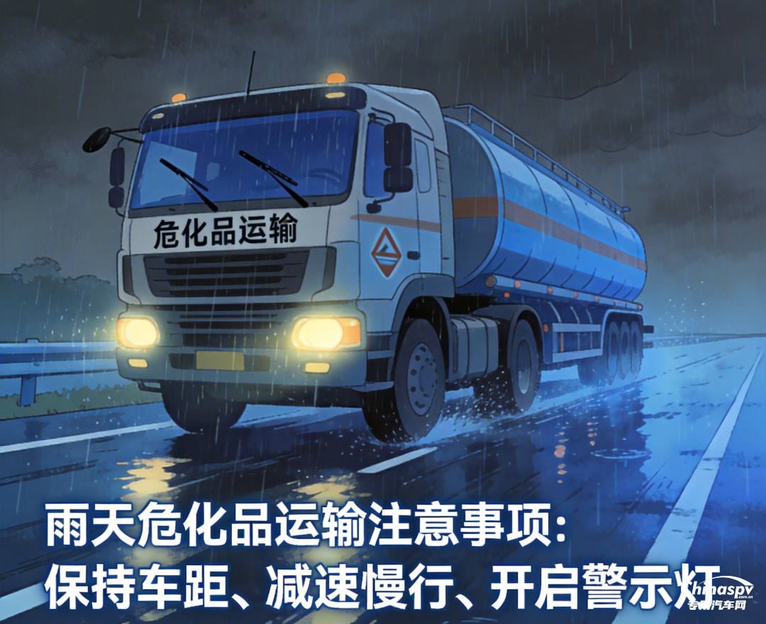 春季雨期危化品车辆安全行车注意事项