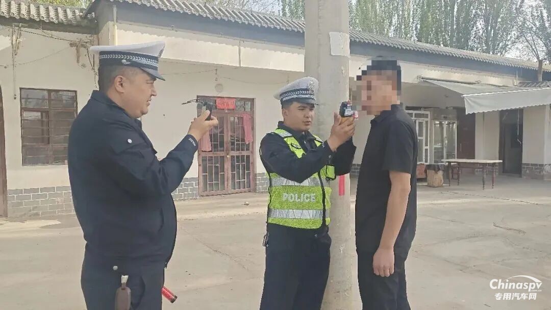 新疆查获一危化品车驾驶员酒驾