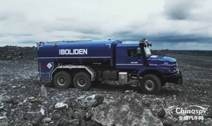 今日国外专用车推荐-芬兰的矿山运油车