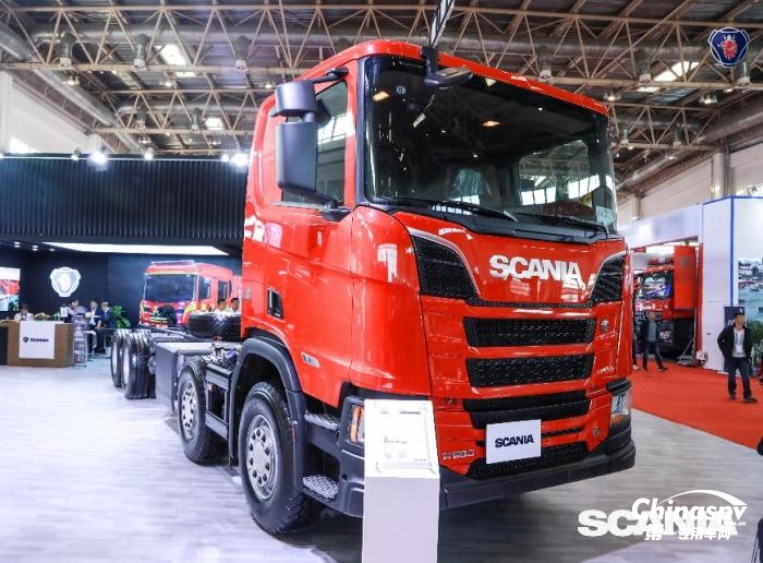 斯堪尼亚消防车底盘亮相第二十届中国国际消防设备技术交流展览会